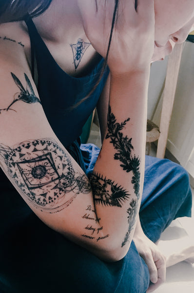 Spiritual symbols | Yoga tattoos, Inspirational tattoos, Hamsa tattoo