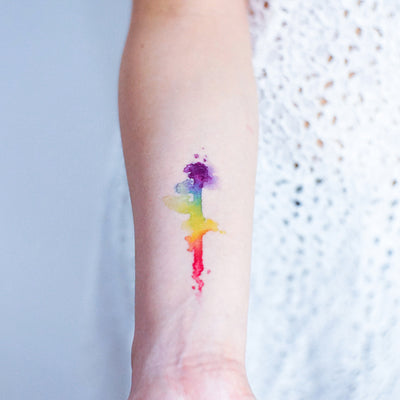 Pride and Prejudice Temporary Tattoo Sticker - OhMyTat