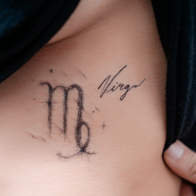 virgo zodiac tattoos