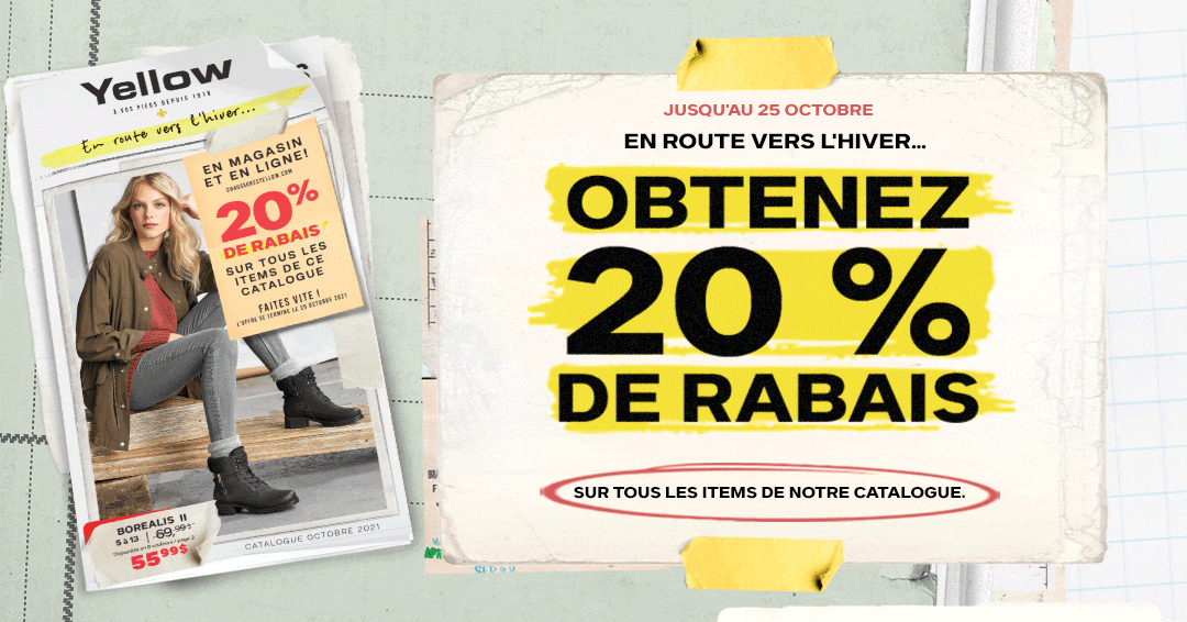 October Catalogue Yellow Shoes