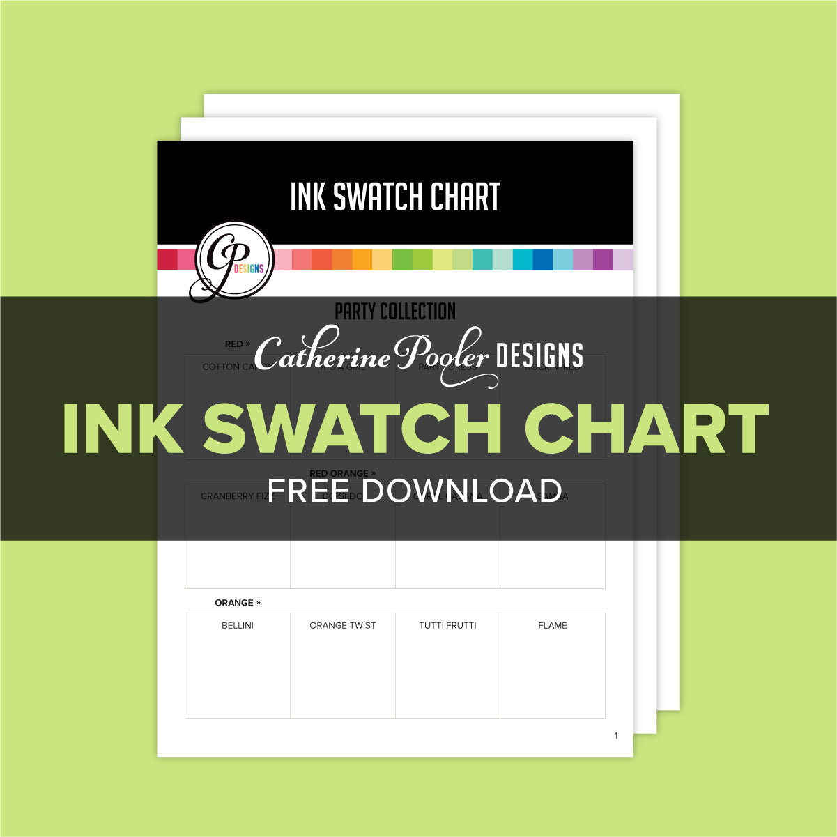 Catherine Pooler Free Color Swatch Chart