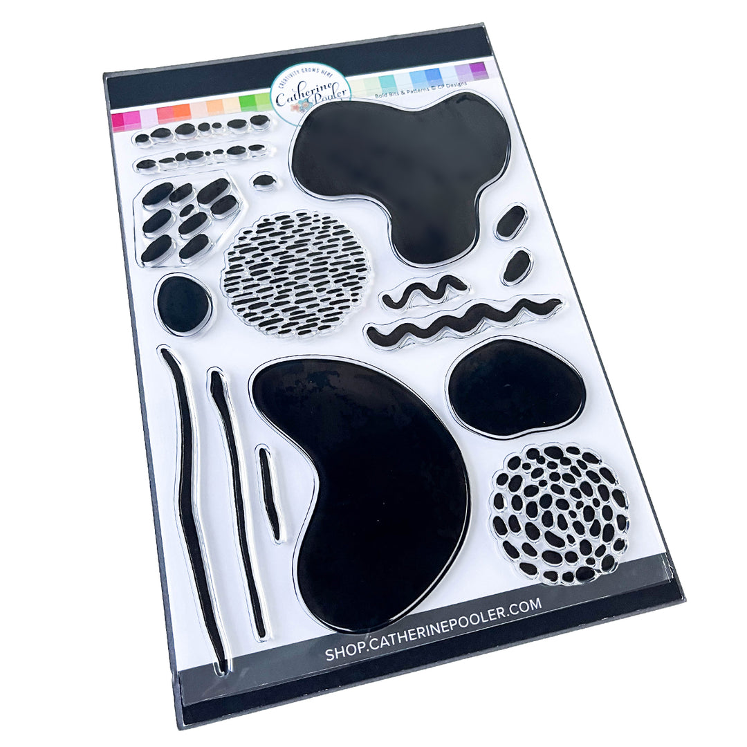 Catherine Pooler Designs Bold Bits & Patterns Stamp Set