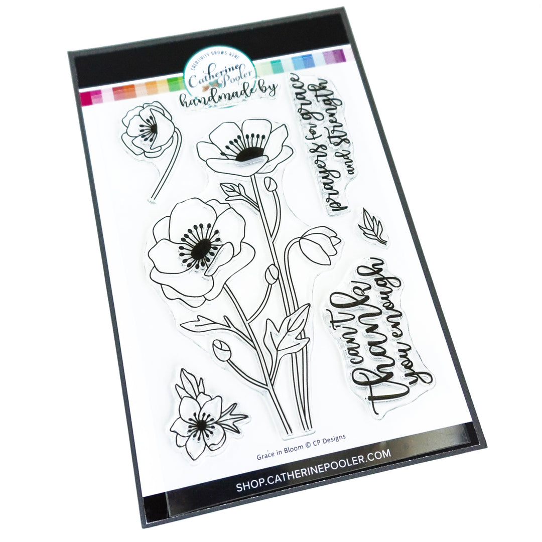 Catherine Pooler Designs Grace in Bloom Floral Stamp Set
