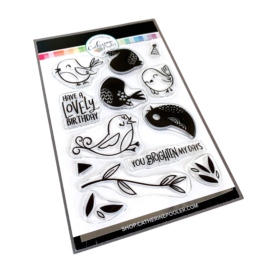 Catherine Pooler Designs Lovely Birdies Stamp Set