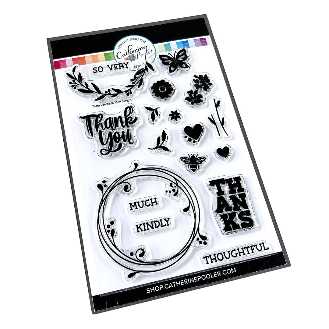 Catherine Pooler Designs Thank You Kindly Stamp Set