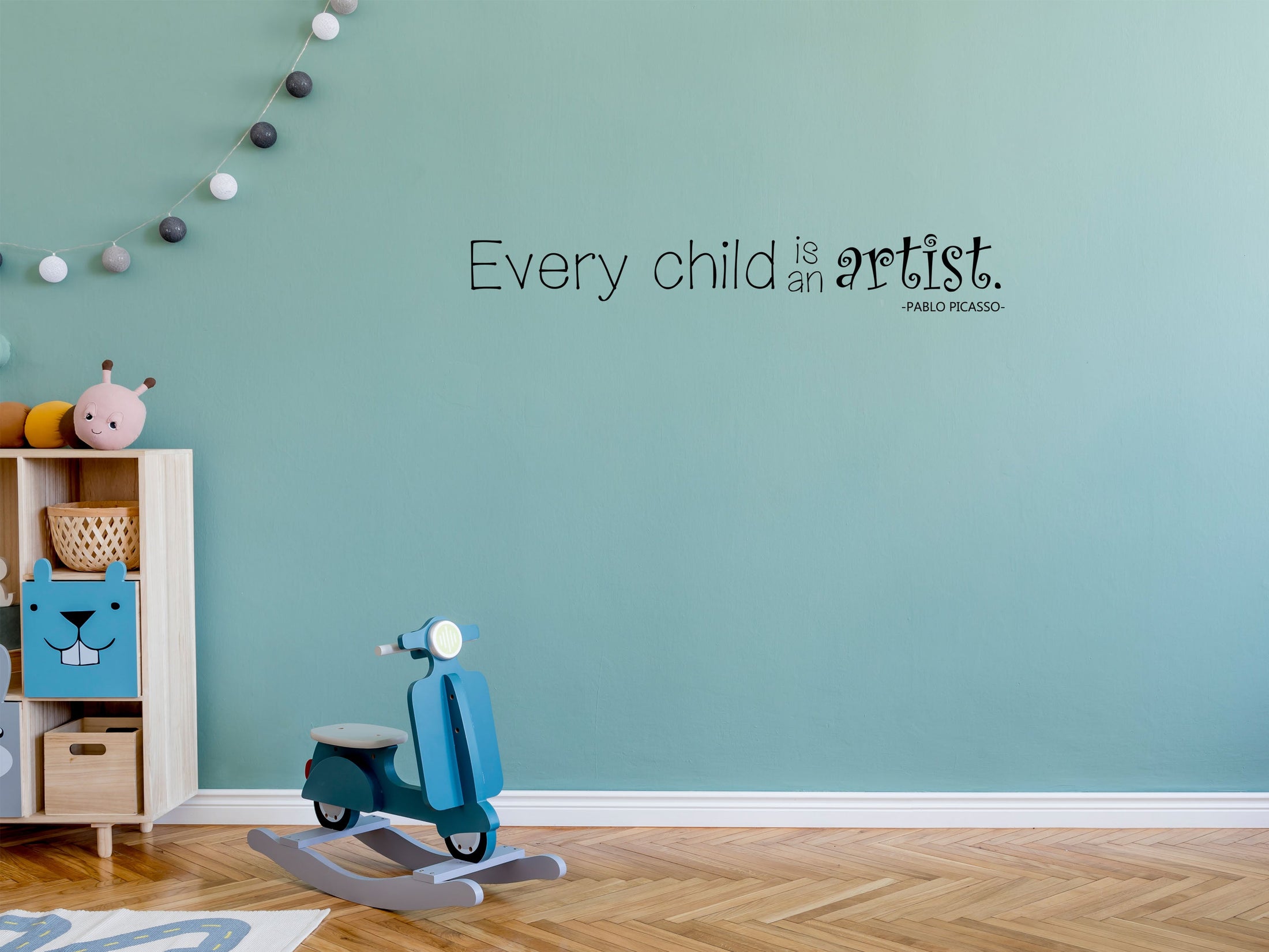 Every Child Is An Artist Wall Art Decal - Inspirational Wall Signs