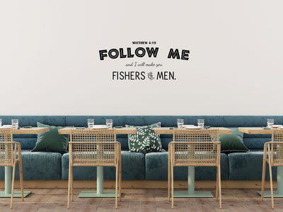 Fishers Of Men - Inspirational Wall Decals Vinyl Wall Decal Inspirational Wall Signs 