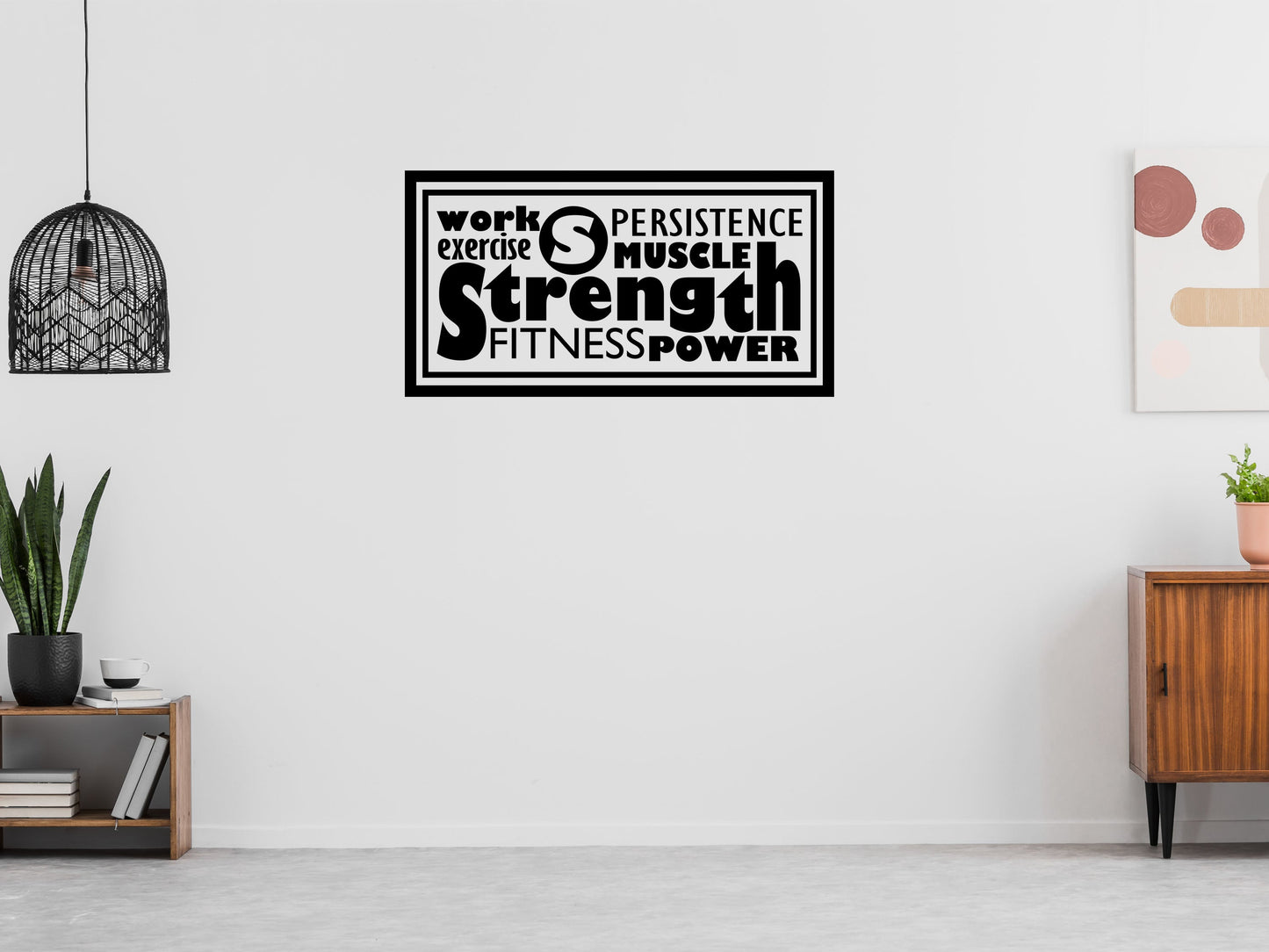 Work Exercise Office Wall Quote Sticker - Inspirational Wall Decals –  Inspirational Wall Signs