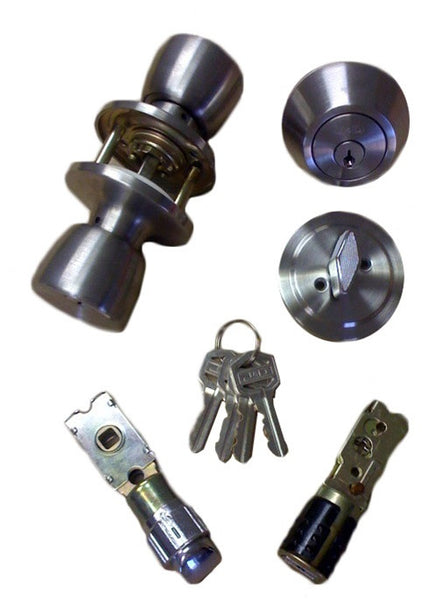 center door lock with 3 point deadbolt