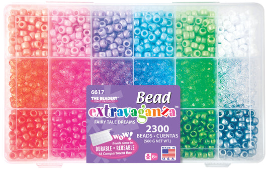 Beadery B6484 Extravaganza Bead Box Kit, 19.75 oz, Pearl
