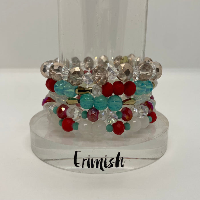 ERIMISH - ATLANTA BRAVES HOMERUN STARTER BRACELET STACK – Johnnie