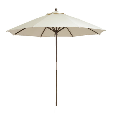 large ivory umbrella