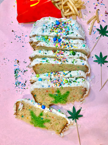 Marijuana Leaf Surprise Cake Wicked Hippie Recipe