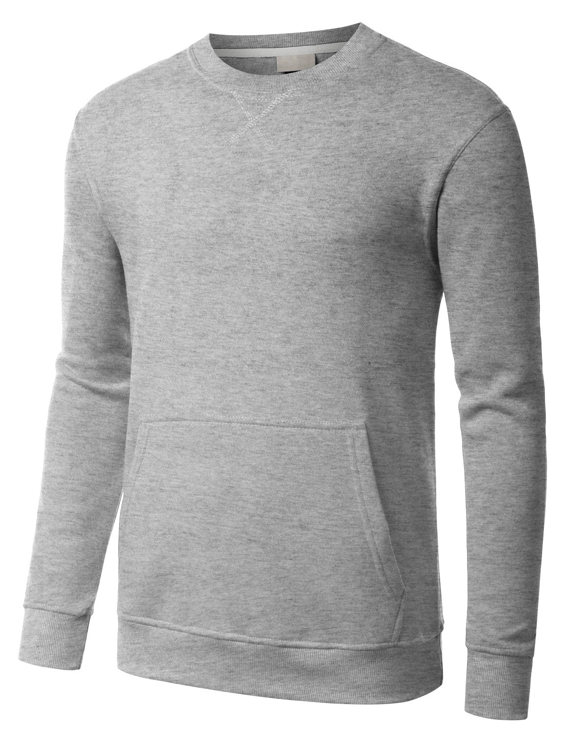 crew neck sweatshirt with pouch