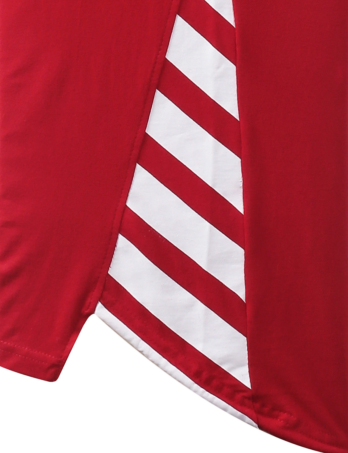 Striped Longline Crewneck Tshirts w/ Adjustable Strings – URBANCREWS