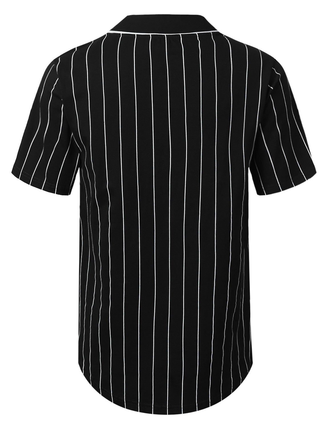 white striped baseball jersey