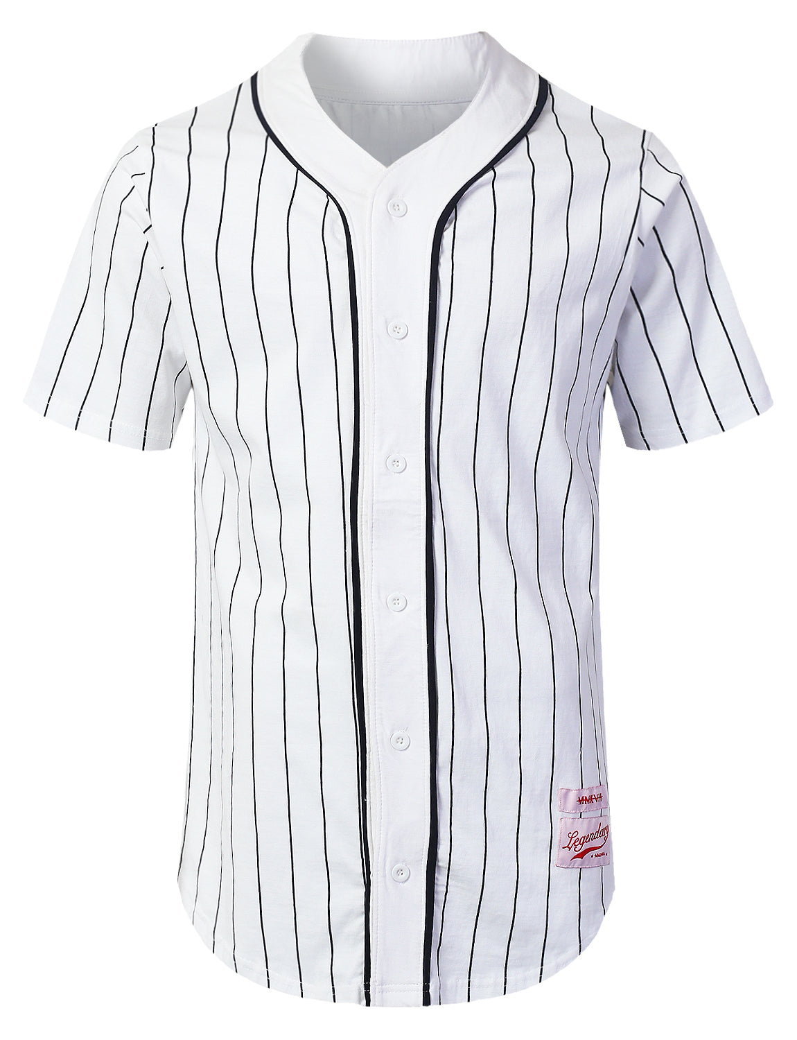 Striped Baseball Jersey Shirt– URBANCREWS