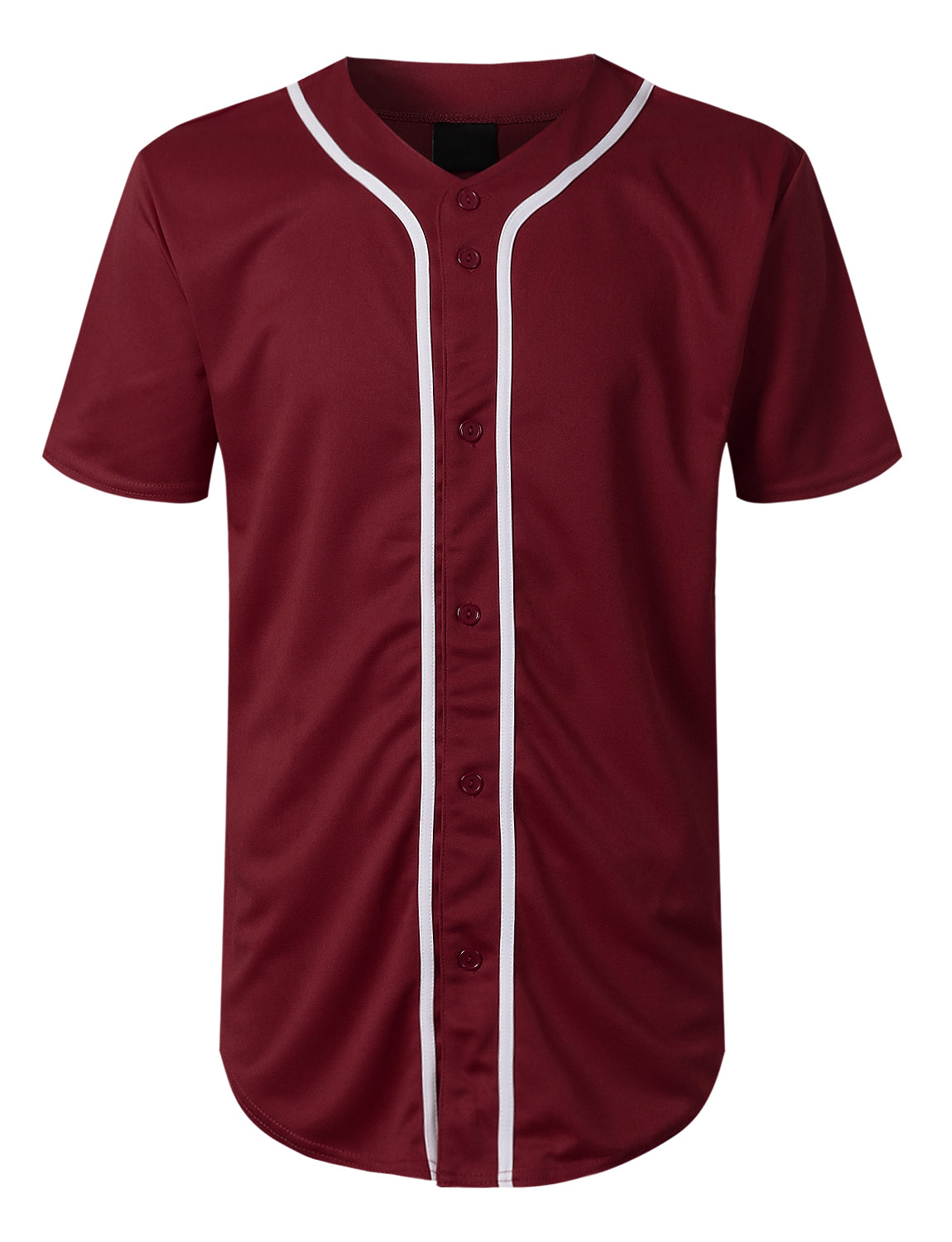 burgundy baseball jersey