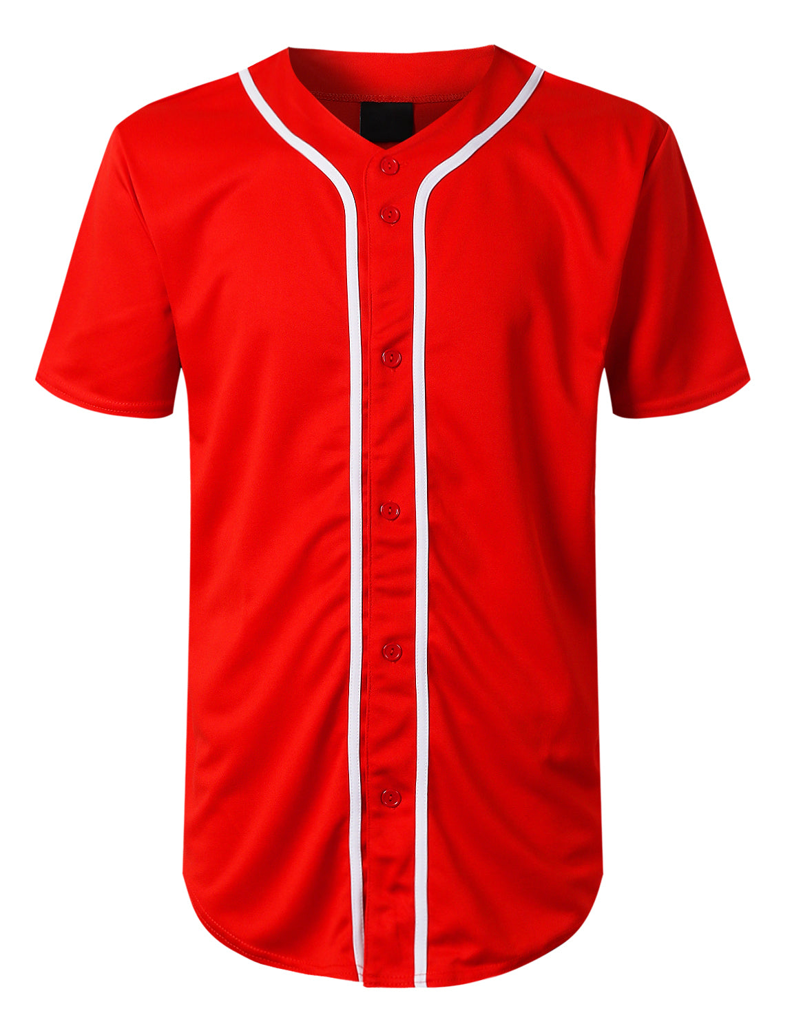 button down baseball jersey