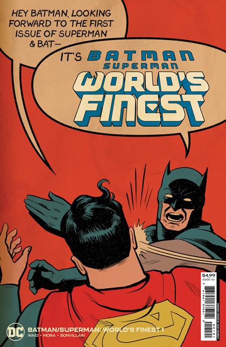 BATMAN SUPERMAN WORLDS FINEST #1 1:25 CHIP ZDARSKY BATMAN SLAP BATTLE –  Sanctum Sanctorum Comics & Oddities LLC