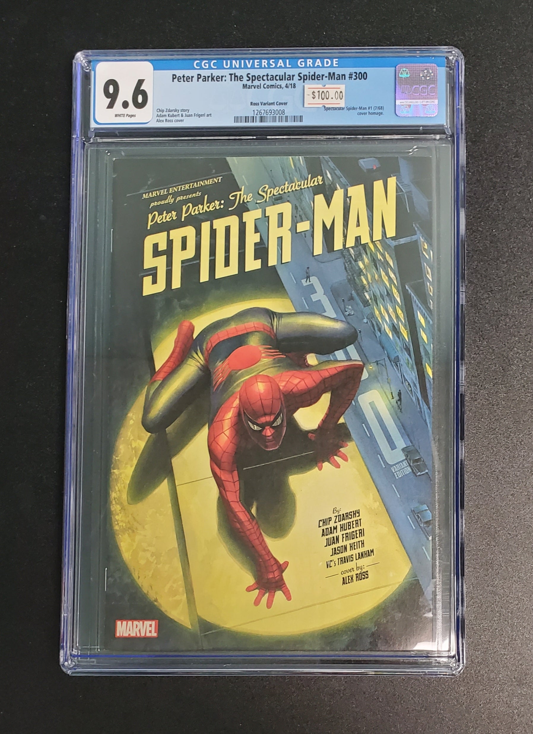  CGC Peter Parker Spectacular Spider-Man #300 Alex Ross 1:50 Varian –  Sanctum Sanctorum Comics & Oddities LLC