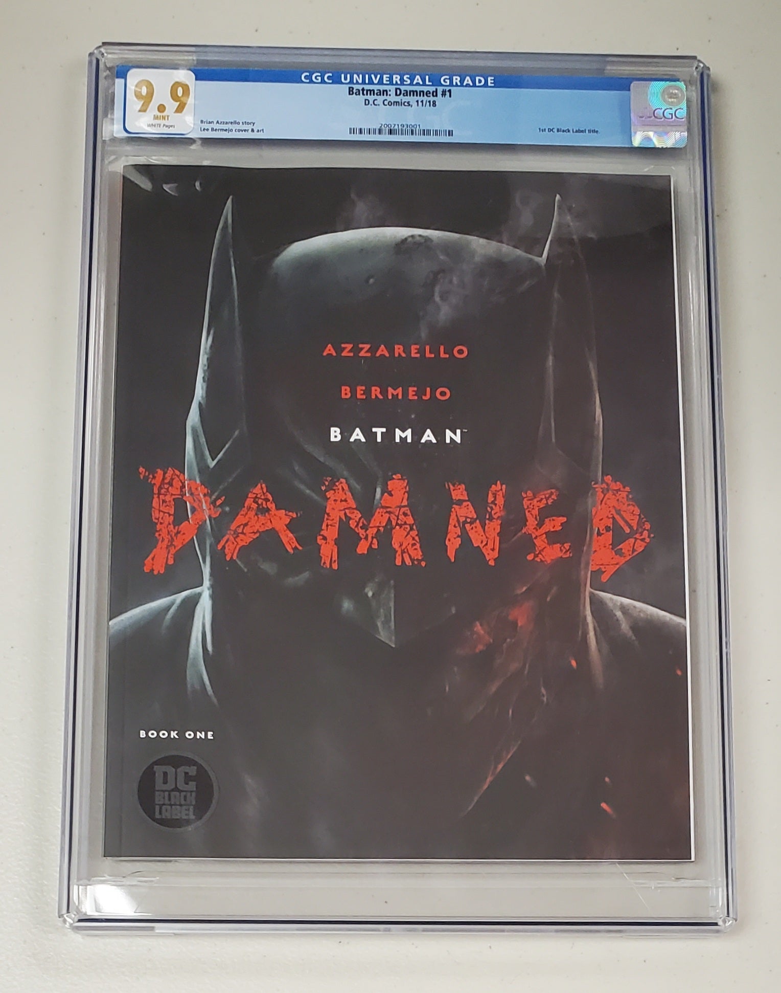  CGC Batman Damned #1 Black Label DC Comics 2018 – Sanctum Sanctorum  Comics & Oddities LLC