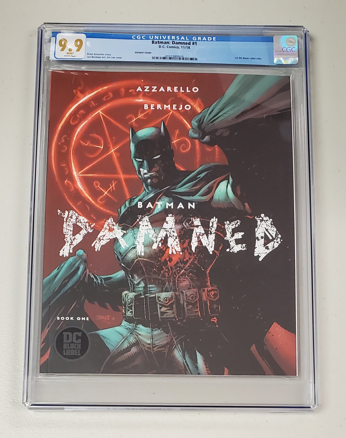  CGC Batman Damned #1 Jim Lee Variant Black Label DC Comics 2018 –  Sanctum Sanctorum Comics & Oddities LLC