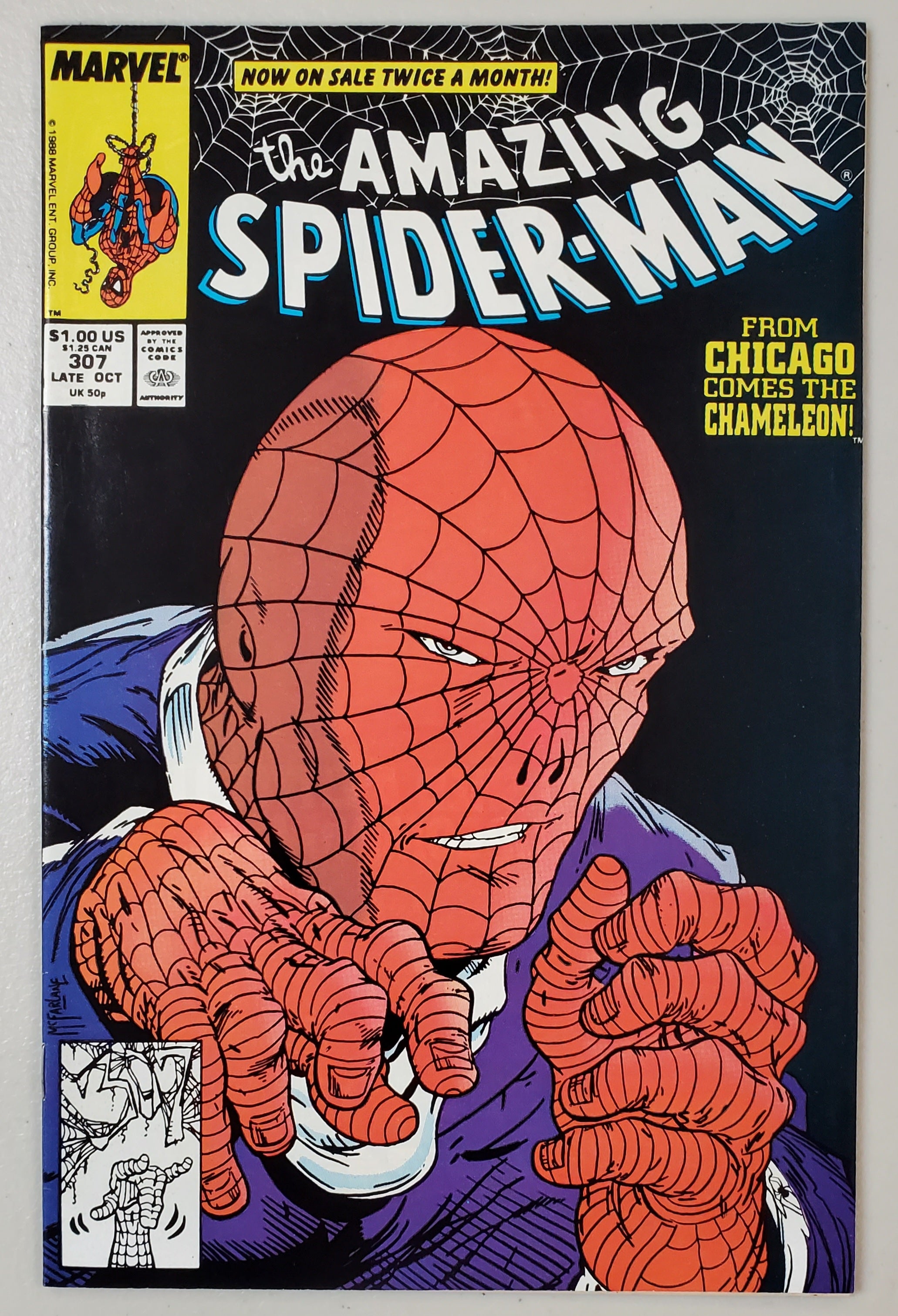 AMAZING SPIDER-MAN #307 (ORIGIN OF CHAMELEON) 1988 – Sanctum Sanctorum  Comics & Oddities LLC