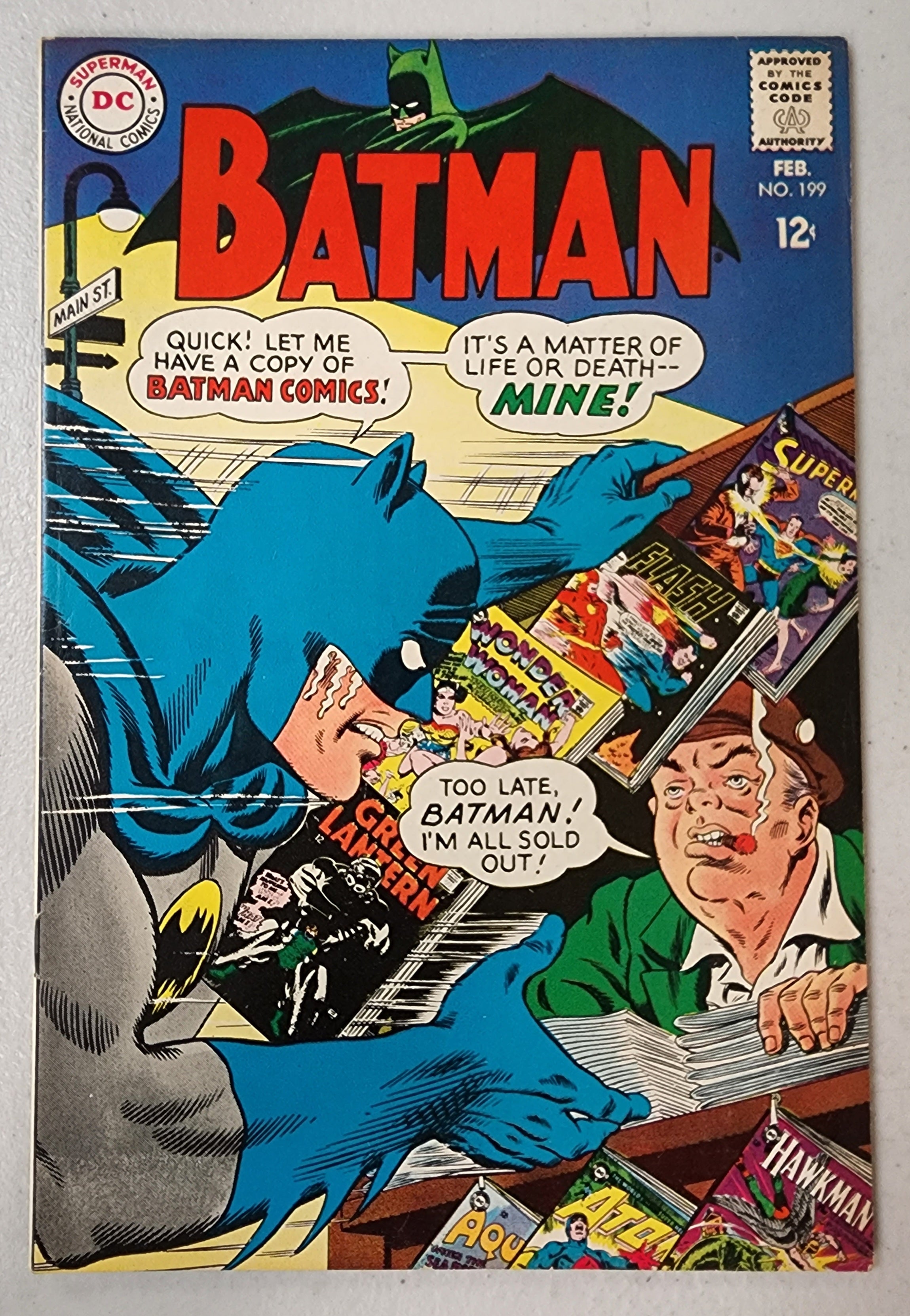 BATMAN #199 1968 – Sanctum Sanctorum Comics & Oddities LLC