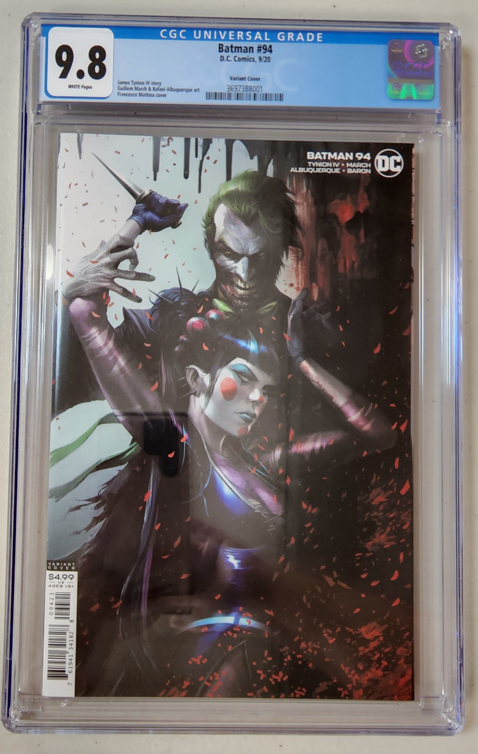  CGC BATMAN #94 MATTINA VARIANT 2020 [3697388001] – Sanctum Sanctorum  Comics & Oddities LLC