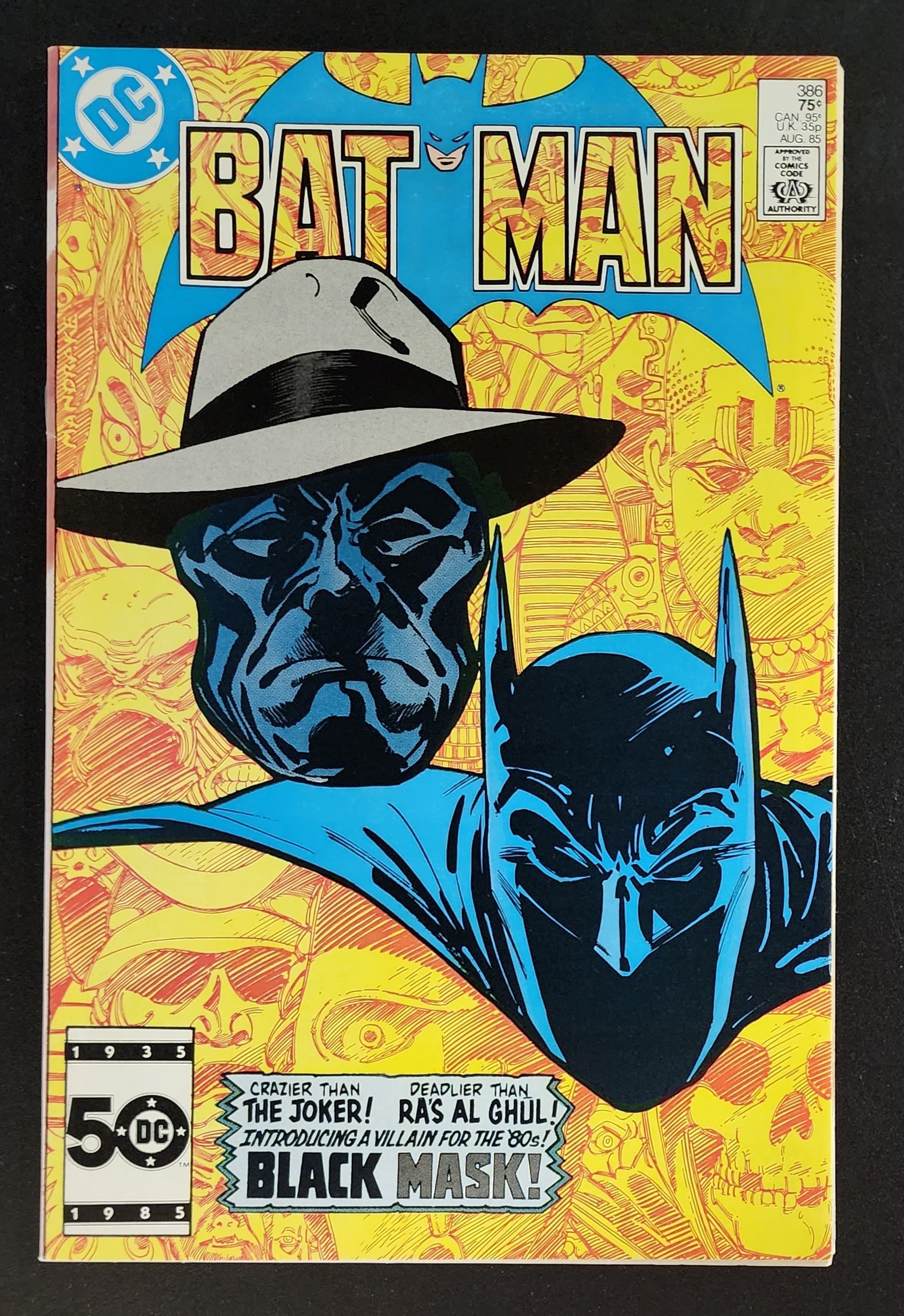 BATMAN #386 1985 (1ST APP BLACK MASK) – Sanctum Sanctorum Comics & Oddities  LLC