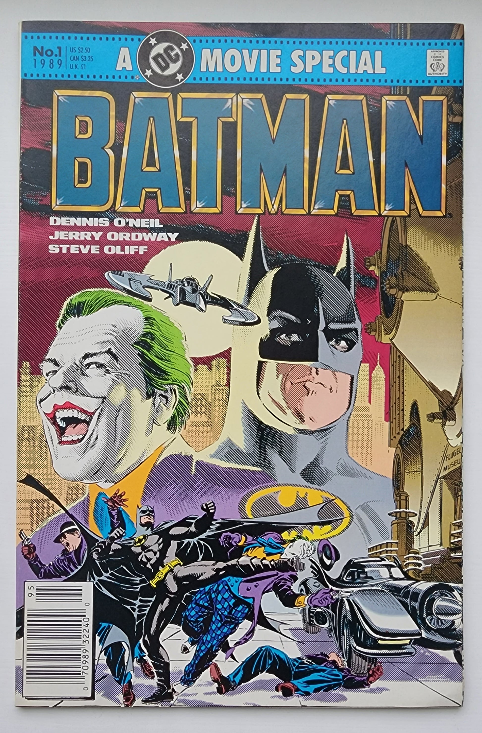 BATMAN OFFICIAL MOTION PICTURE ADAPTATION #1 NEWSSTAND 1989 – Sanctum  Sanctorum Comics & Oddities LLC