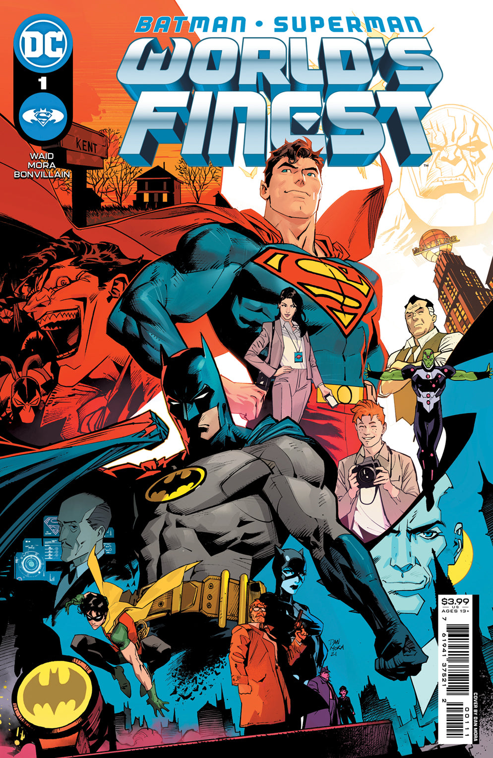 BATMAN SUPERMAN WORLDS FINEST #1 CVR A DAN MORA 2022 – Sanctum Sanctorum  Comics & Oddities LLC