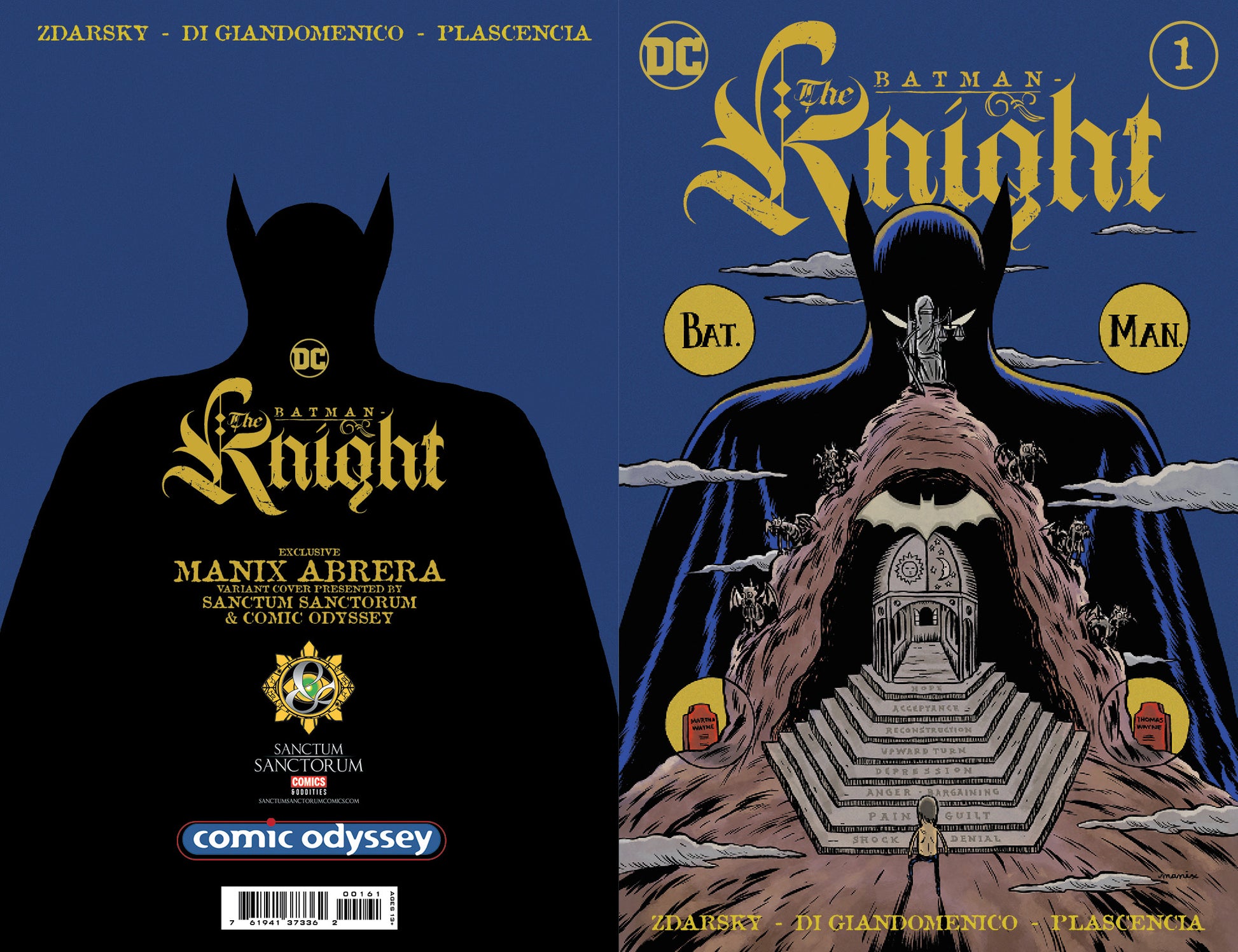 BATMAN THE KNIGHT #1 SSCO CO MANIX ABRERA EXCLUSIVE VARIANT 2022 – Sanctum  Sanctorum Comics & Oddities LLC