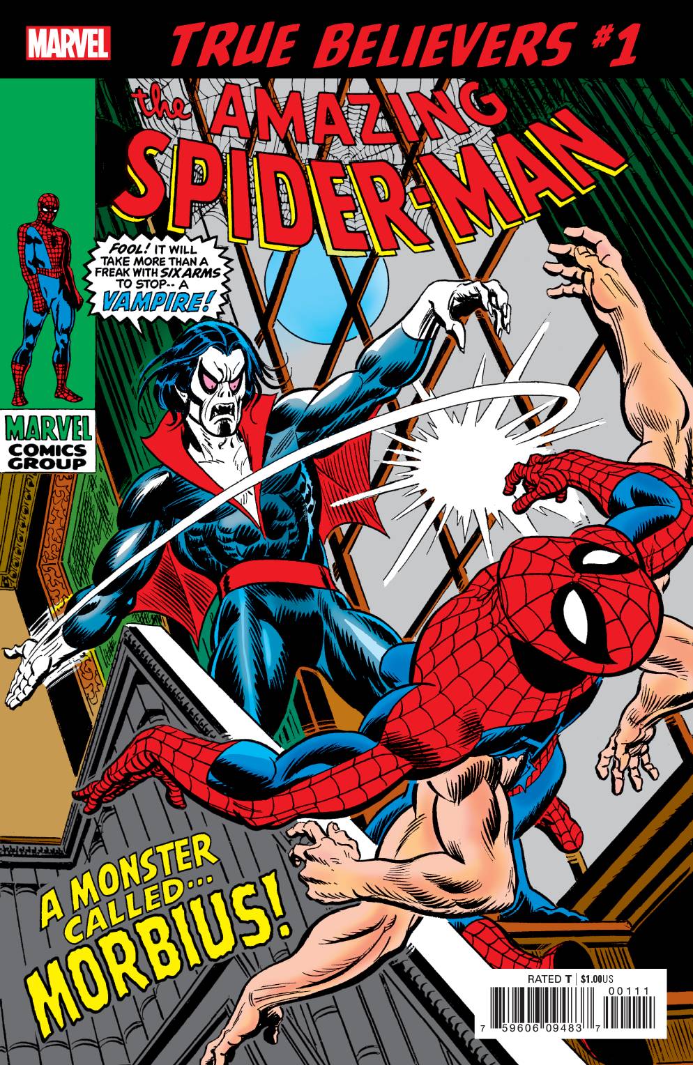 TRUE BELIEVERS SPIDER-MAN MORBIUS #1 (REPRINT ASM #101 1963) – Sanctum  Sanctorum Comics & Oddities LLC