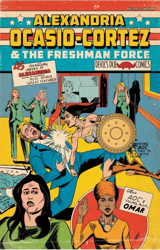 16  Alexandria ocasio cortez and the freshman force comic book for business