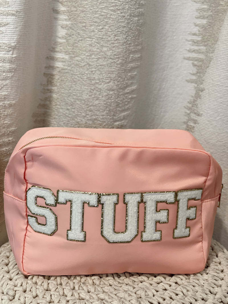 STUFF XL Travel Pouch Bag | Peach