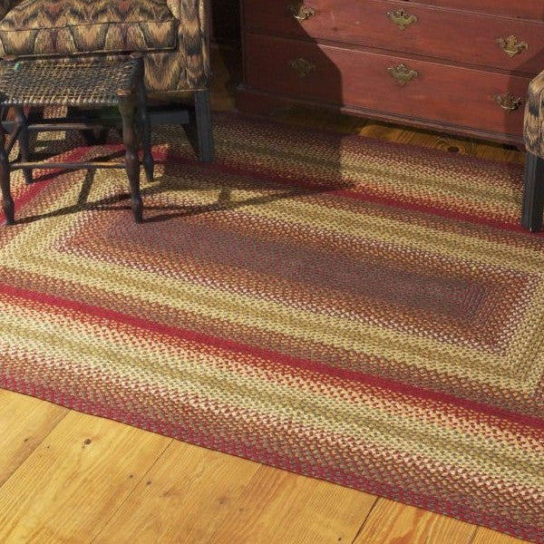 Harvest Jute Braided Rug  Country Primitive Braided Jute Rug by Homespice  – DL Country Barn