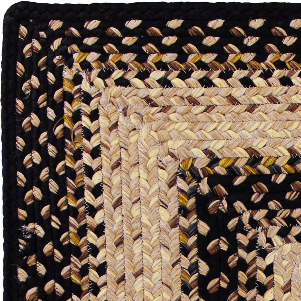 Country Primitive Braided Rugs Jute Cotton Ultra Durable Rag DL   Black Mist Durable Braided Rugs Indoor Outdoor Stain Proof Rectangle Swatch 350x@3x 