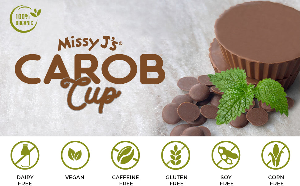 Missy J's Carob Cup Mint - 3 or 12pk