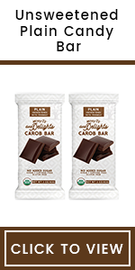 Missy J's Carob Dark Delights Unsweetened Coffee Candy Bar- 2, 6, 12pk