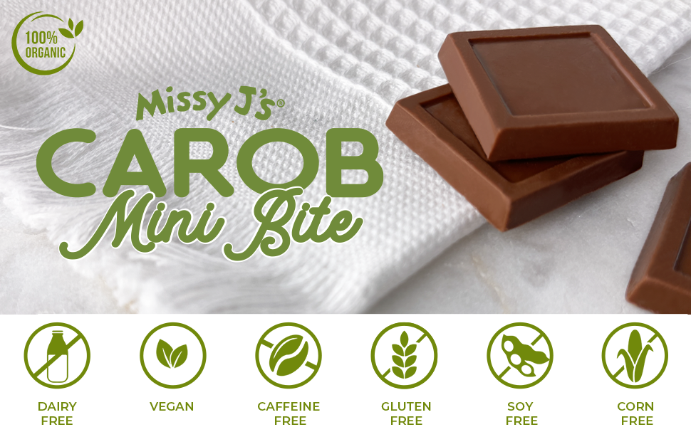 Missy J's Carob Mint, Lime, Sea Salt Mini bites-15 Count