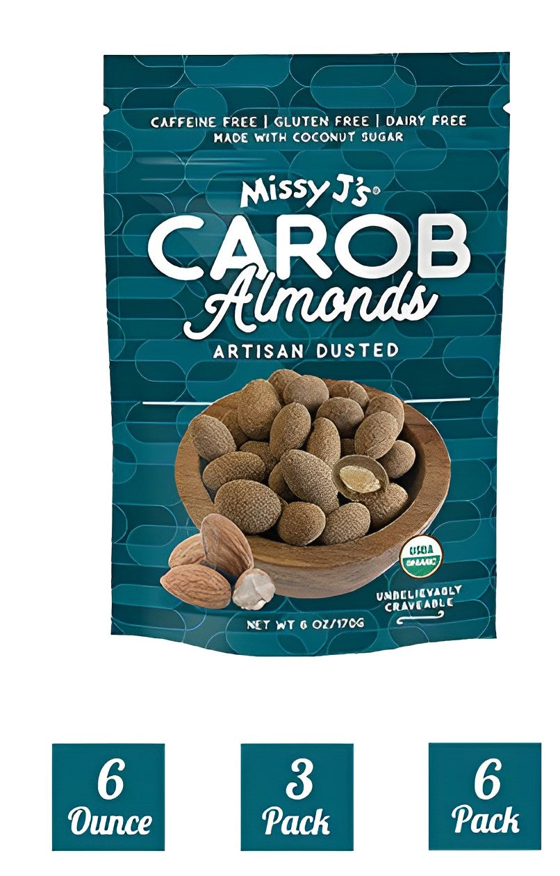 Missy J's Organic Carob Covered Almonds 6oz