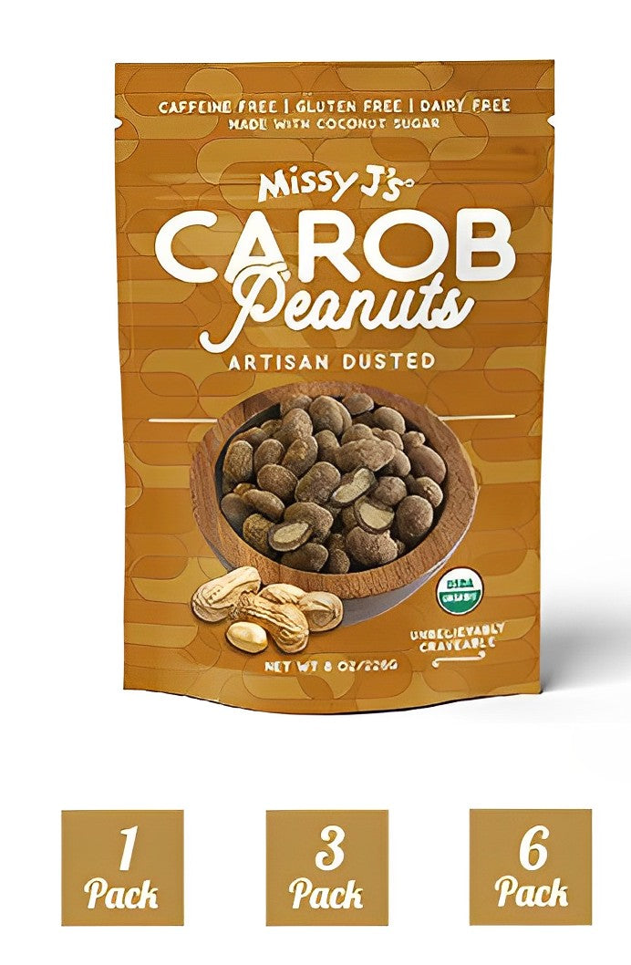 Missy J's Organic Carob Covered Peanuts 8oz