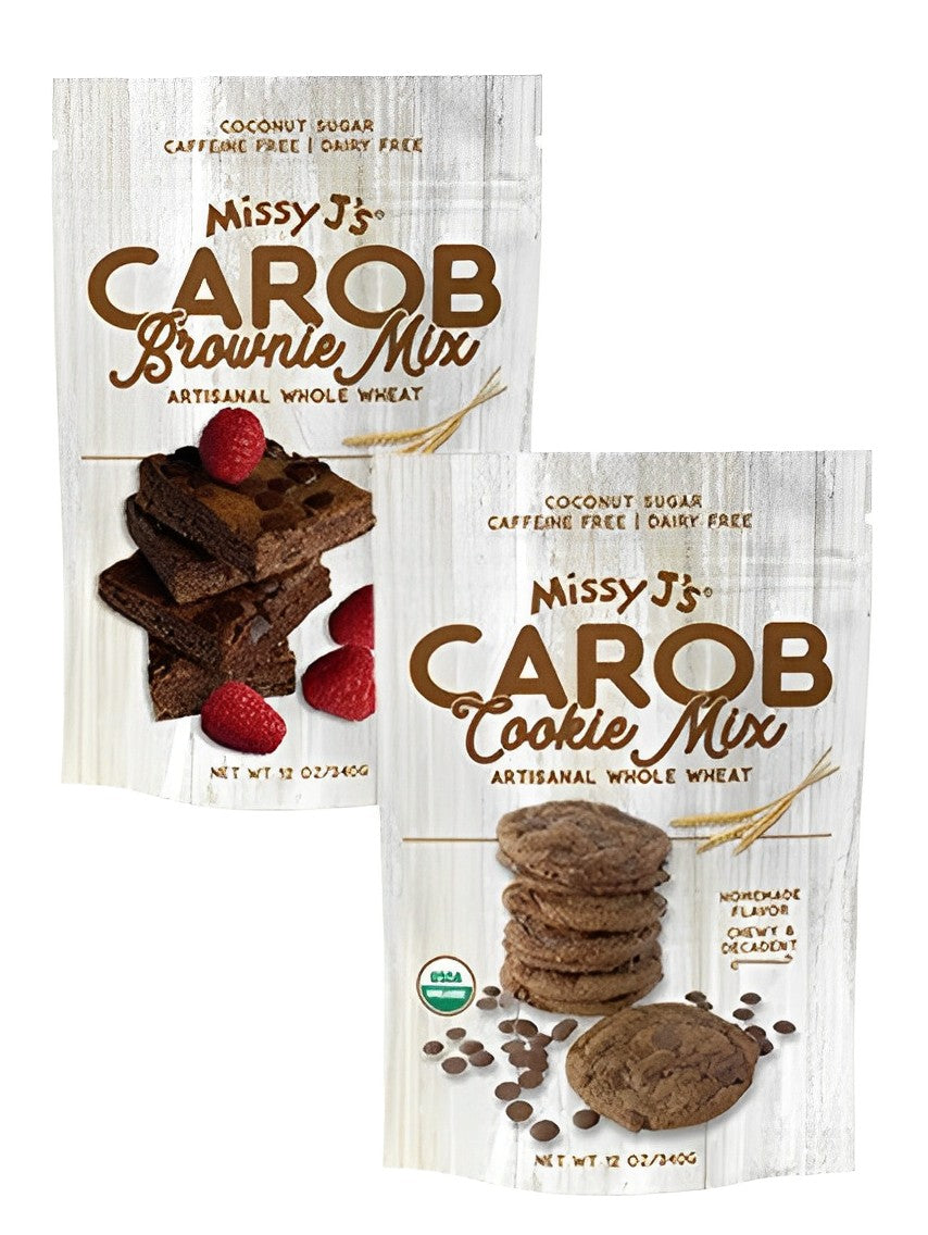 Missy J’s Organic Carob Whole Wheat Cookie & Brownie Sampler Mix