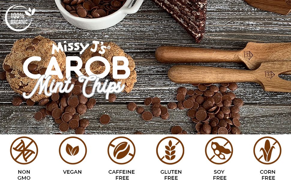 Missy J’s Organic Mint Carob Chips 8 oz