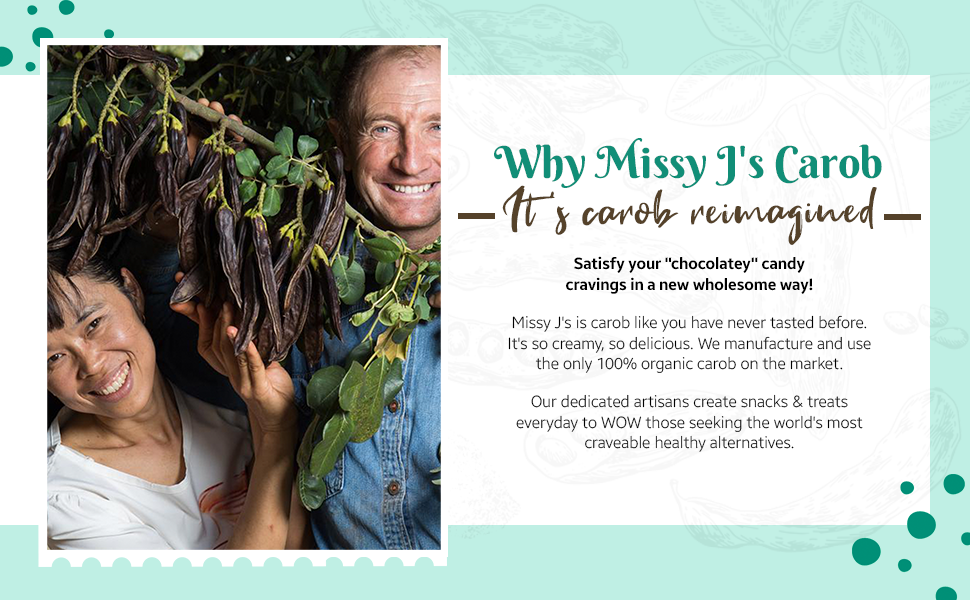 Missy J's Organic Carob Covered Cashews 8oz