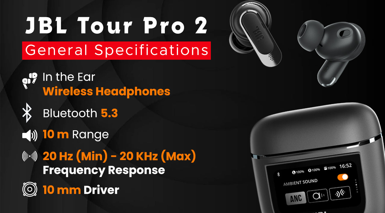 JBL Tour Pro 2 Specifications