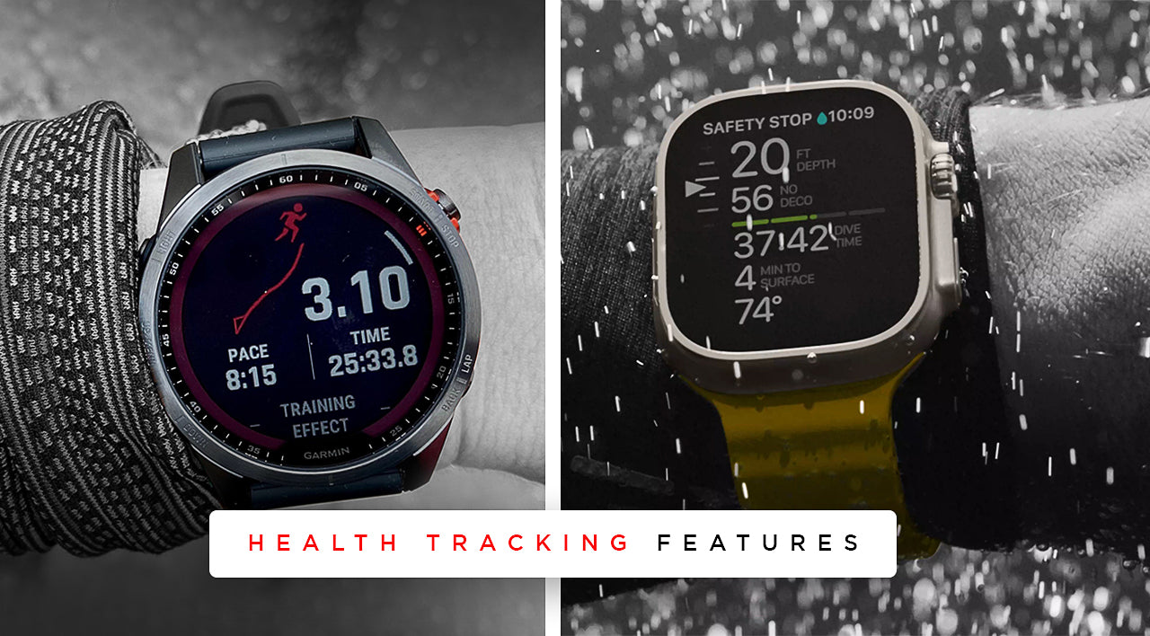 health tracking features of latest smart watches