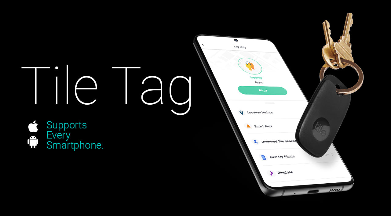Tile tag supporting Android Smartphones & iPhones